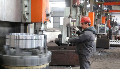鍛造的力量 馬鞍山市廣源法蘭環(huán)件生產(chǎn)車(chē)間紀(jì)實(shí)